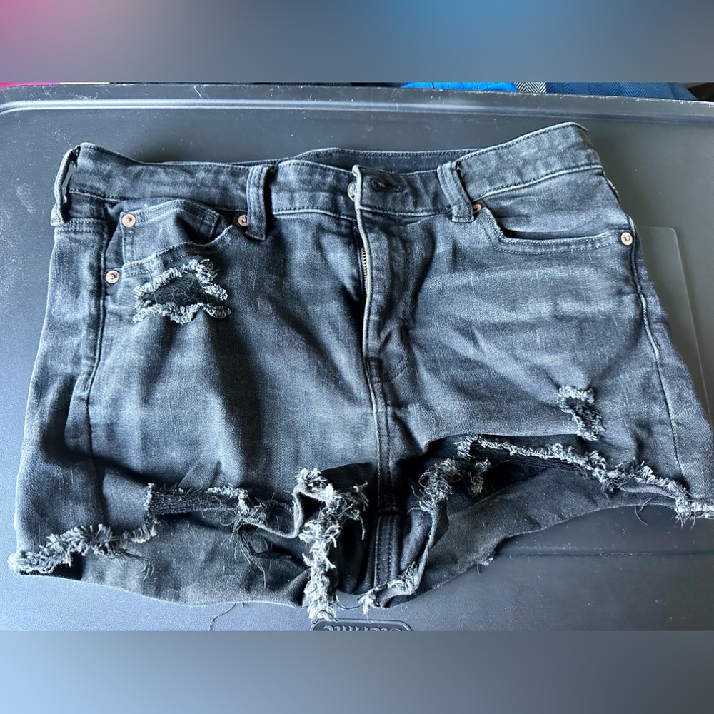 American eagle hi rise shortie shorts size 10